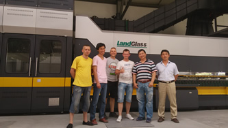 LandGlass Convection Tempering furnace in Poland