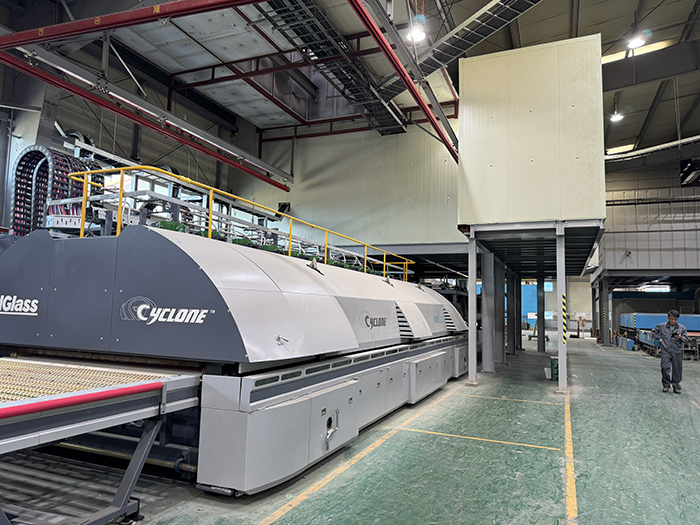 LandGlass Cyclone A2480U Fire Resistant Glass Tempering Furnace Boosts JA's Production Capabilities in Korea